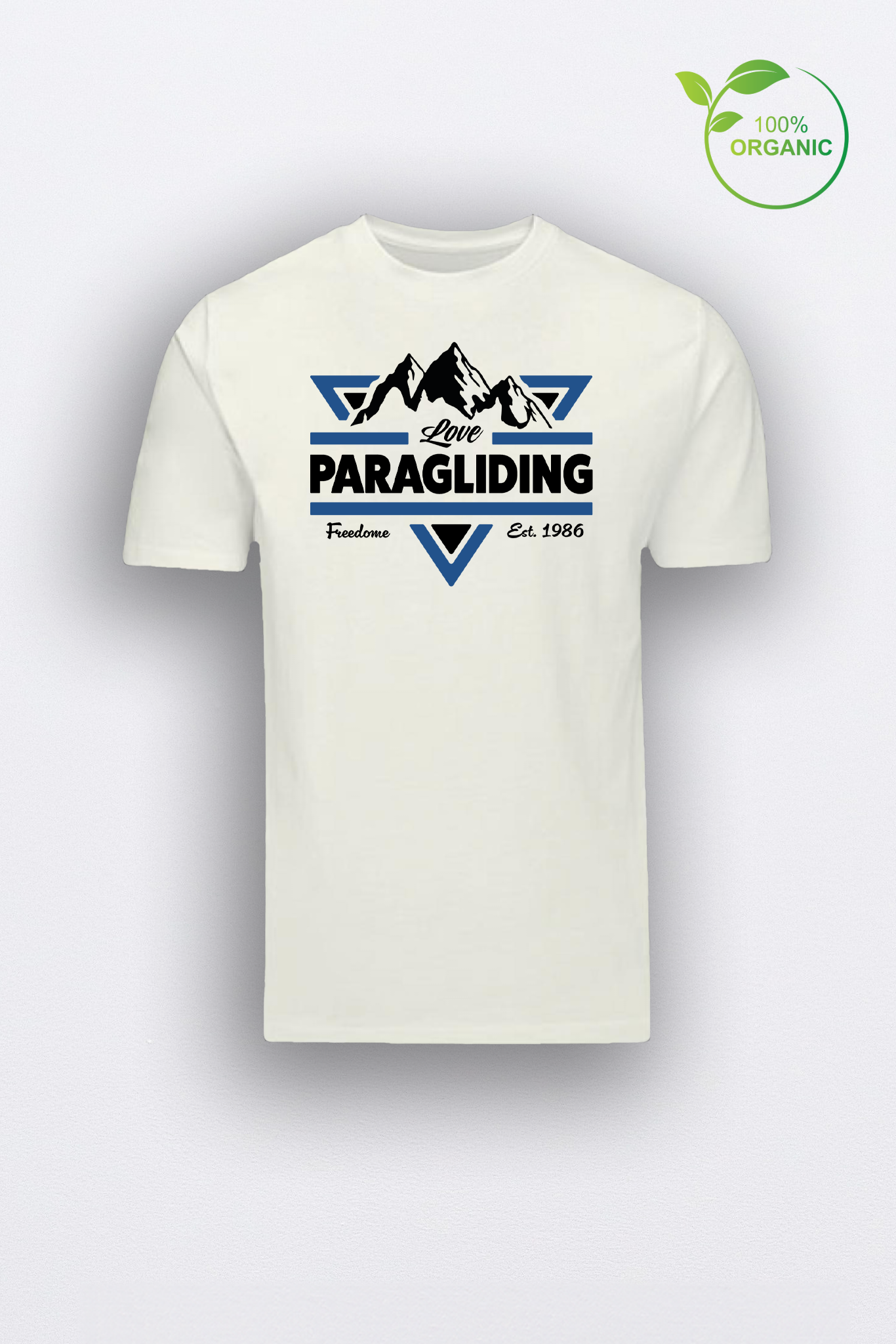 "LOVE PARAGLIDING" ORGANIC T-SHIRT