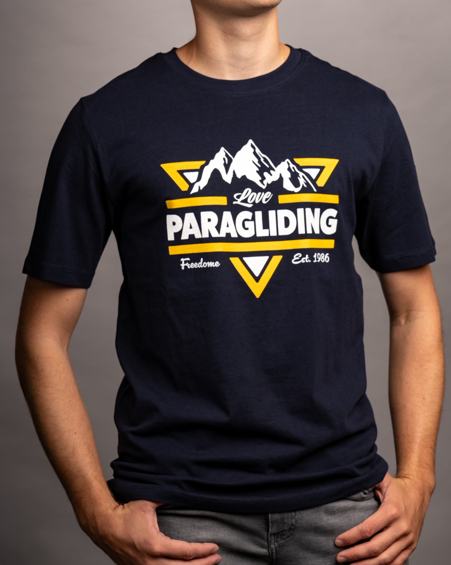 "LOVE PARAGLIDING" ORGANIC T-SHIRT