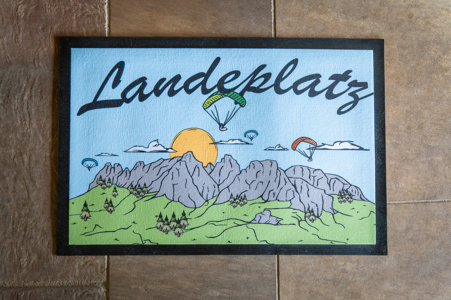 "LANDEPLATZ" FUßMATTE