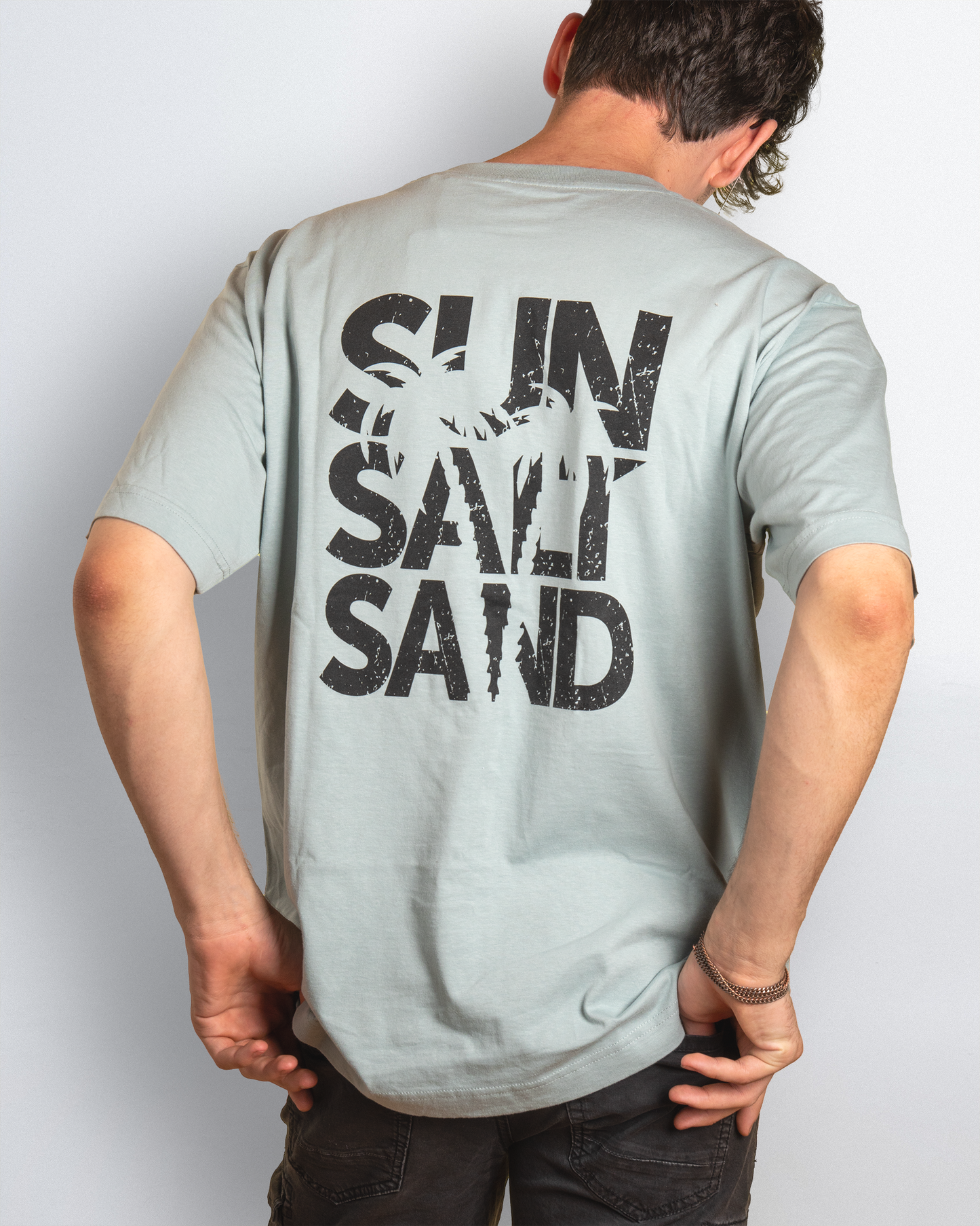 "SUN-SALT-SAND" OVERSIZE T-SHIRT