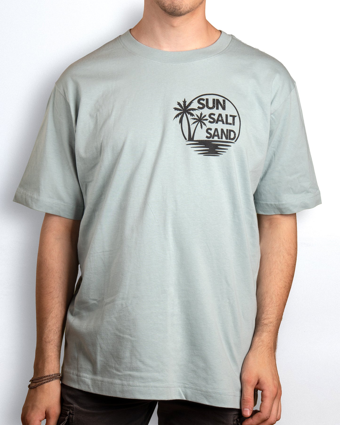 "SUN-SALT-SAND" OVERSIZE T-SHIRT
