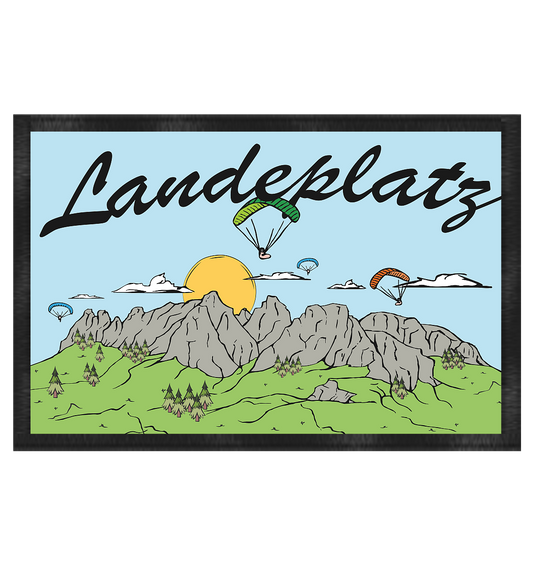 "LANDEPLATZ" FUßMATTE